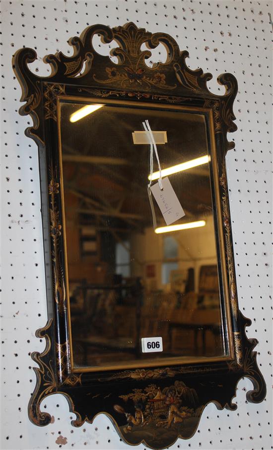 Lacquered wall mirror